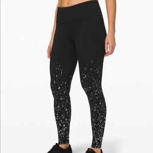 Lululemon Speed Wunder Tight 28" *Speckle Shine *